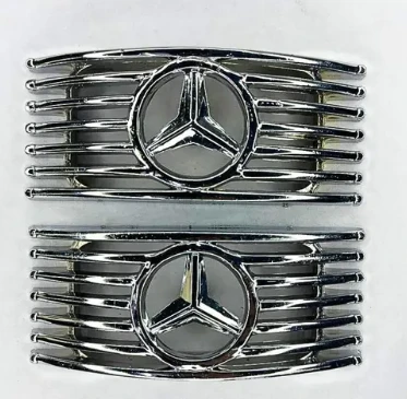 Stylish Car Side Indicator/Lamp Chrome Finishing Silver Jali/ Grill /Cover Set