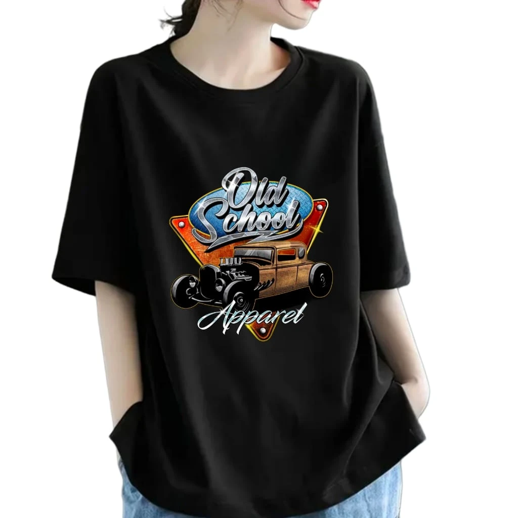Everfab||||Kids & Girls Cotton blend Half Sleeve Oversized Regular Fit T-Shirts