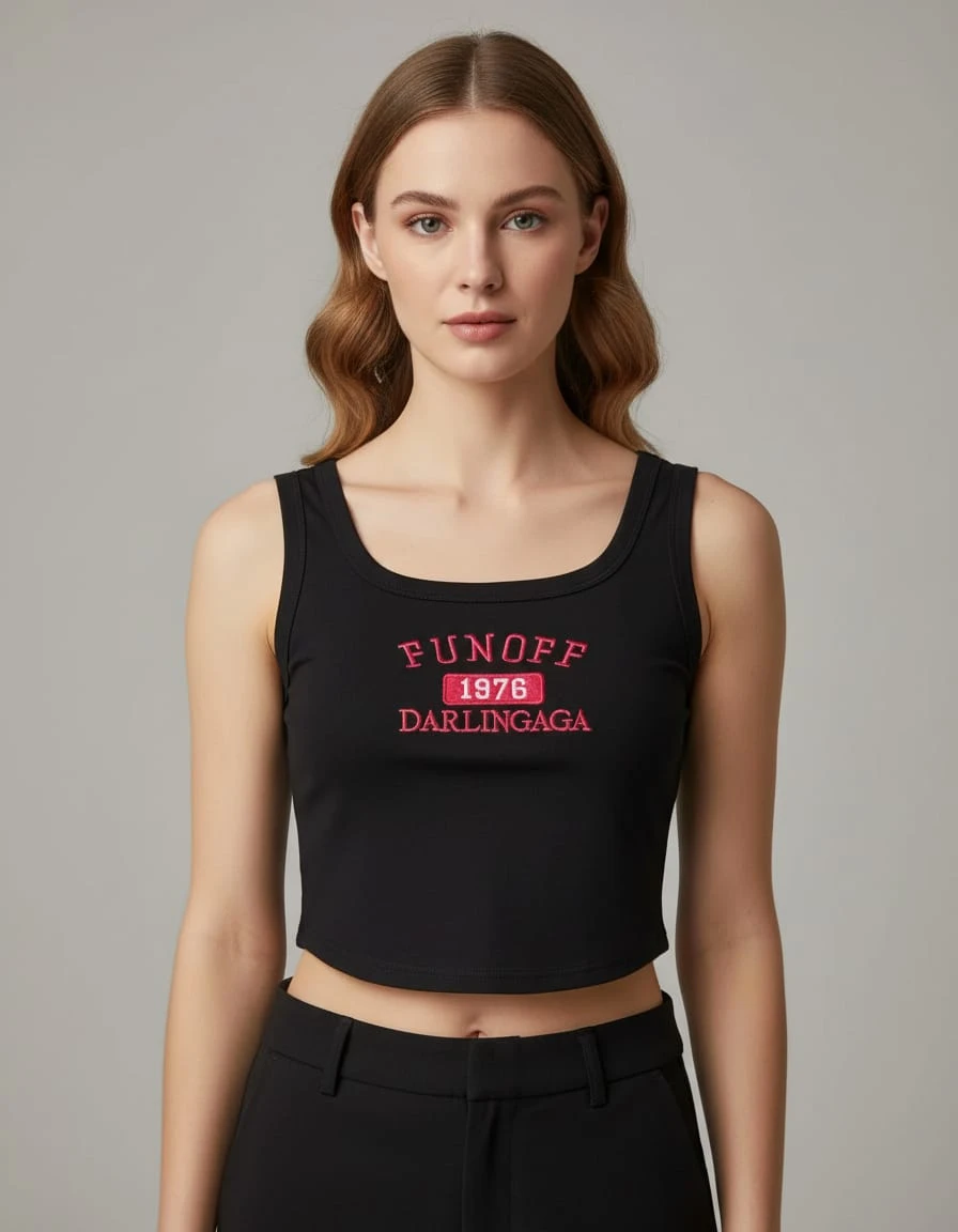 EVERFAB |||Kids and Girls Knit-Tank top Girls Crop Top and Tunics|Tank top Crop for Workout/Gym/Yoga/Party/Vacation/Dating