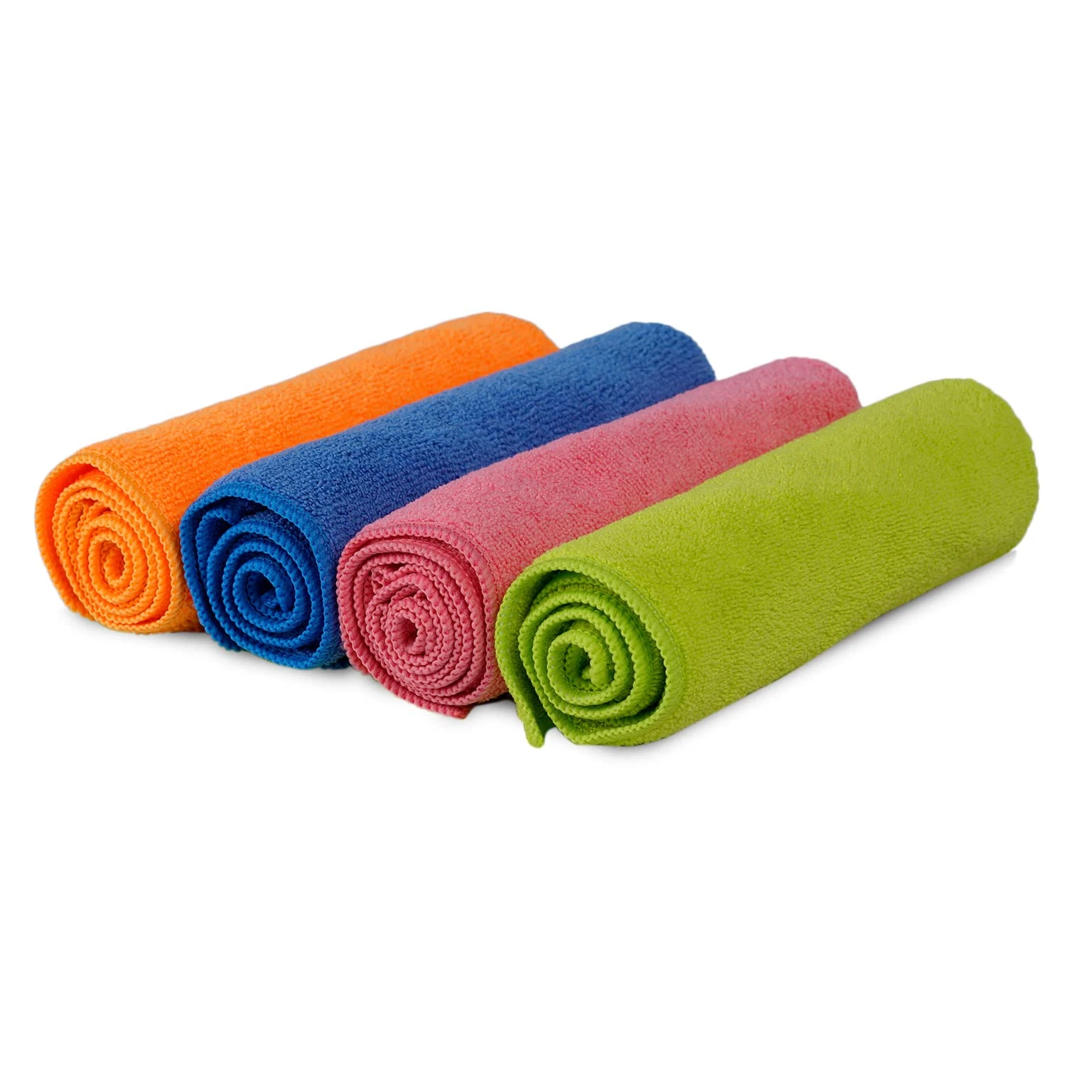 Trosskart Premium Microfiber Cleaning Cloth (Pack of 4) – Ultra Soft, Lint-Free, Highly Absorbent Multipurpose Cloth for Car, Kitchen, Glass, Laptop & Home Cleaning – Reusable & Quick Dry