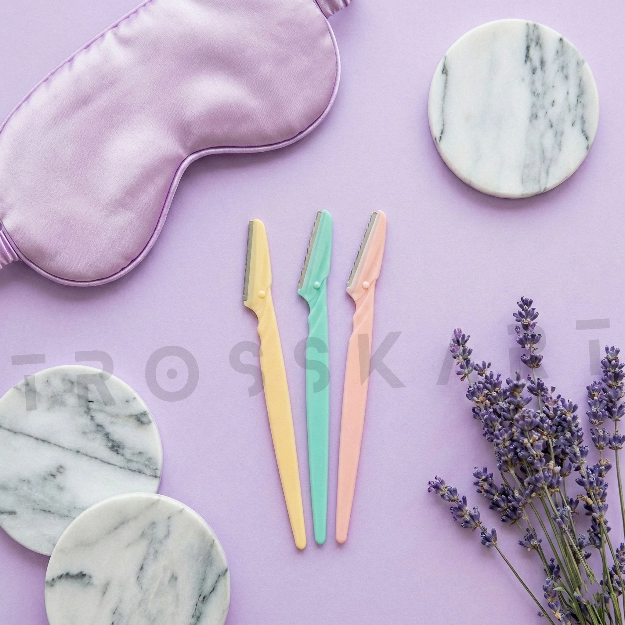 Trosskart Ultimate Razor for Women Combo Pack Of 3 - Tinkle Eyebrow Razor, Face Razor, Stainless Steel Razors & Blades, Best Hair Removal Razor for Ladies