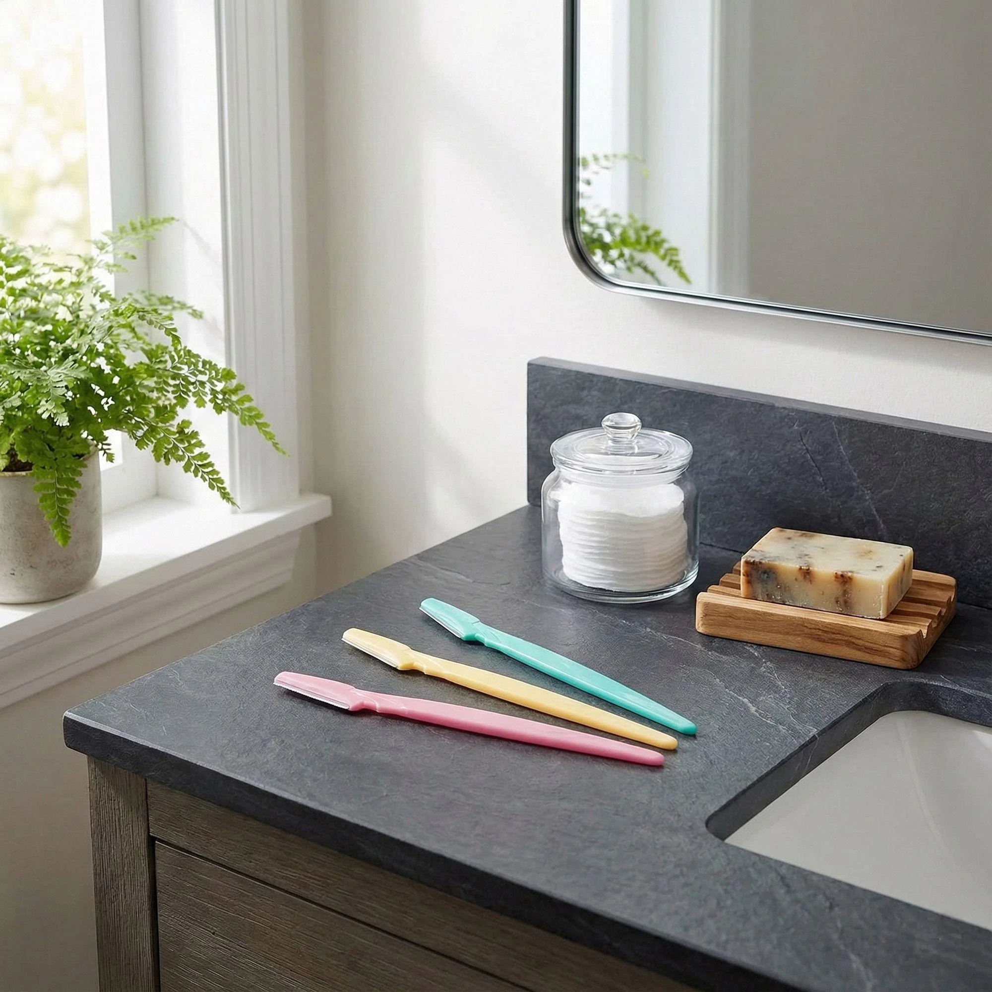 Trosskart Ultimate Razor for Women Combo Pack Of 3 - Tinkle Eyebrow Razor, Face Razor, Stainless Steel Razors & Blades, Best Hair Removal Razor for Ladies