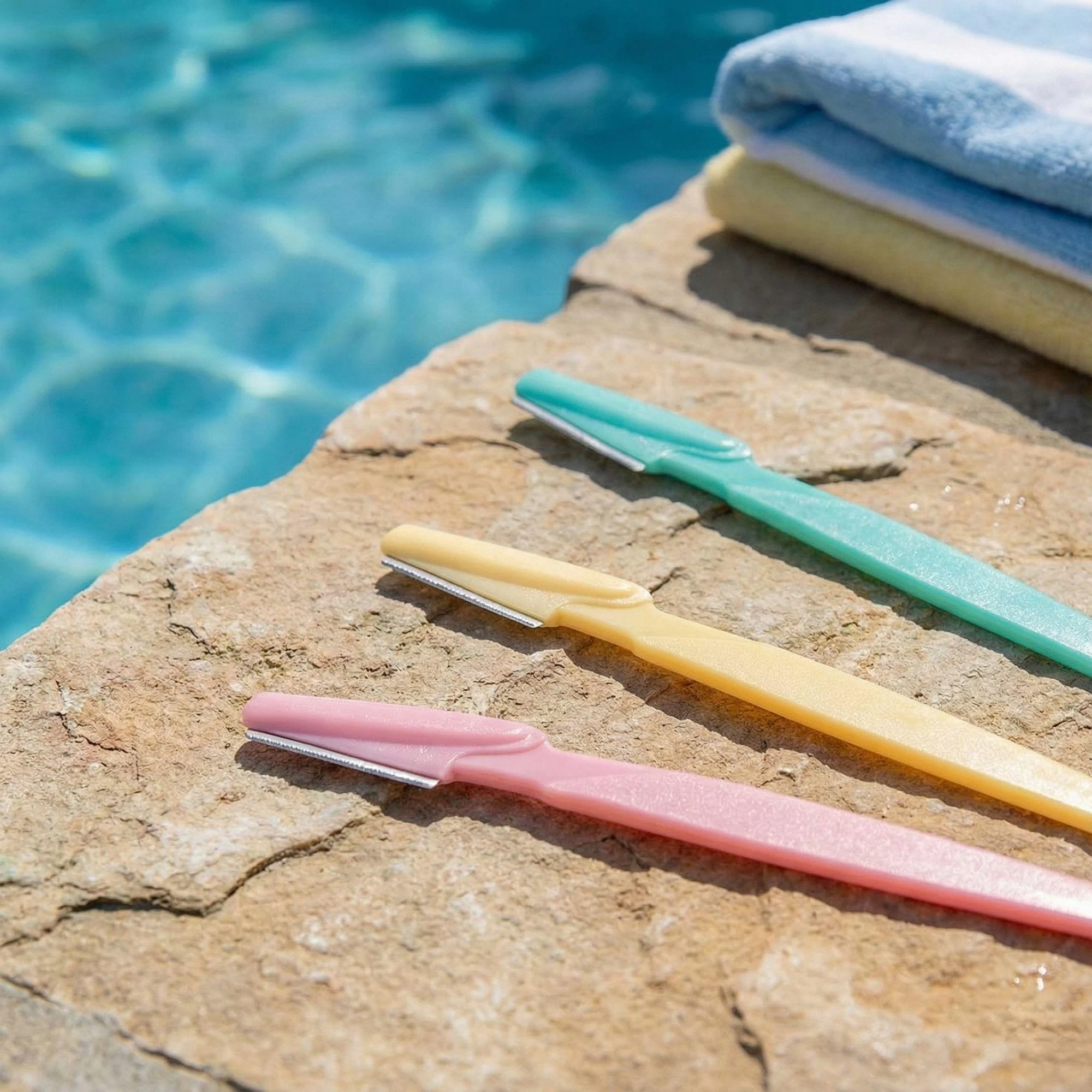 Trosskart Ultimate Razor for Women Combo Pack Of 3 - Tinkle Eyebrow Razor, Face Razor, Stainless Steel Razors & Blades, Best Hair Removal Razor for Ladies