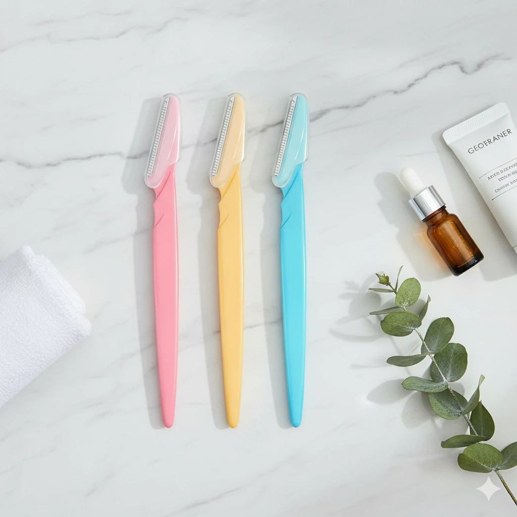 Trosskart Ultimate Razor for Women Combo Pack Of 3 - Tinkle Eyebrow Razor, Face Razor, Stainless Steel Razors & Blades, Best Hair Removal Razor for Ladies