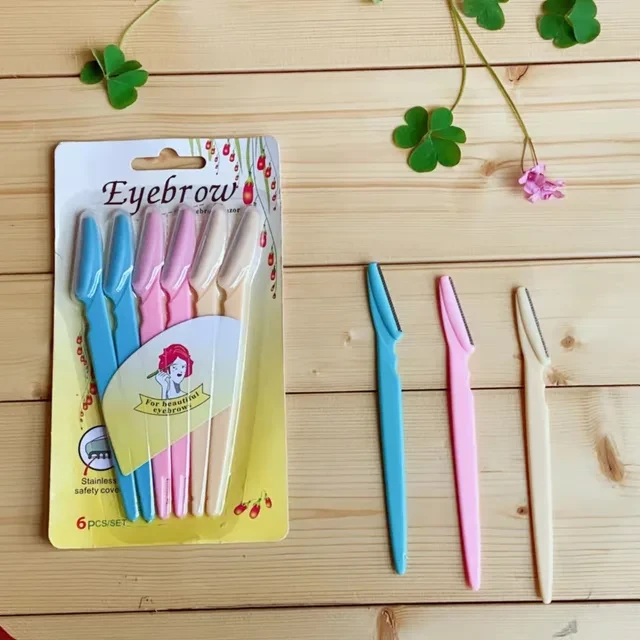 Trosskart Ultimate Razor for Women Combo Pack Of 6 - Tinkle Eyebrow Razor, Face Razor, Stainless Steel Razors & Blades, Best Hair Removal Razor for Ladies