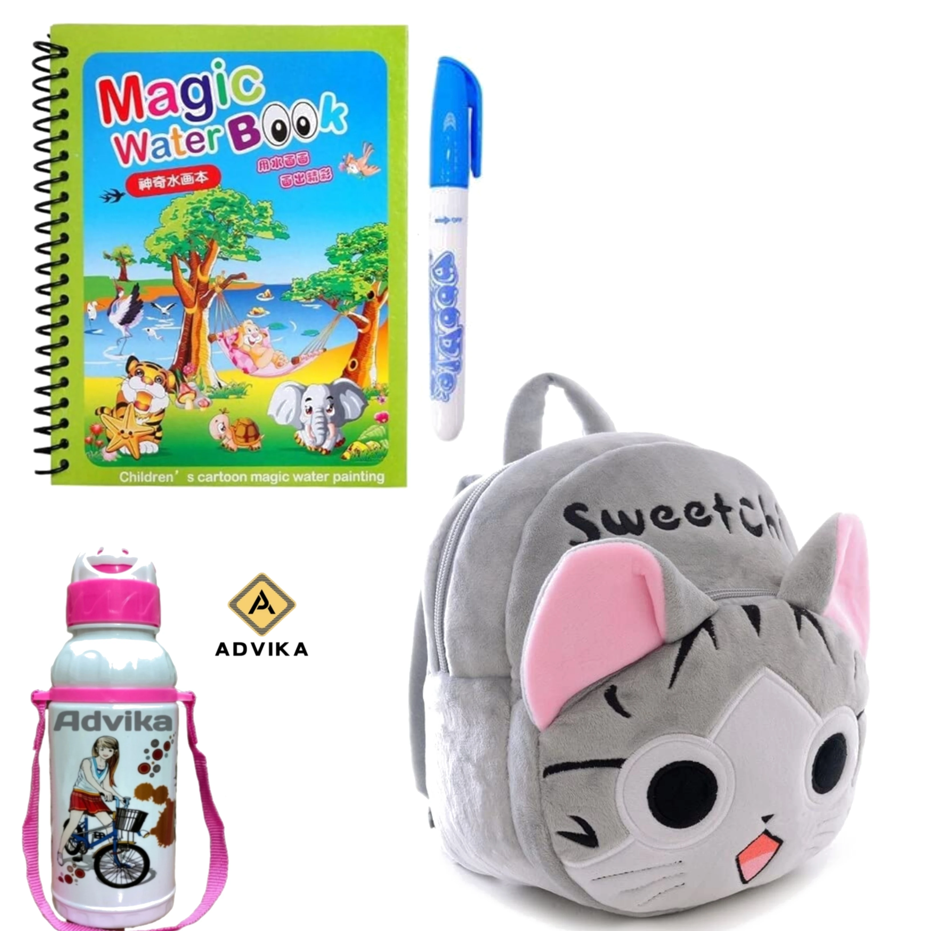 Sweetchi magic book bottle KIDS BAG, Magic Book for Kids | Magic Book for Children | Educational Learning Book| Ages 2-5 Years