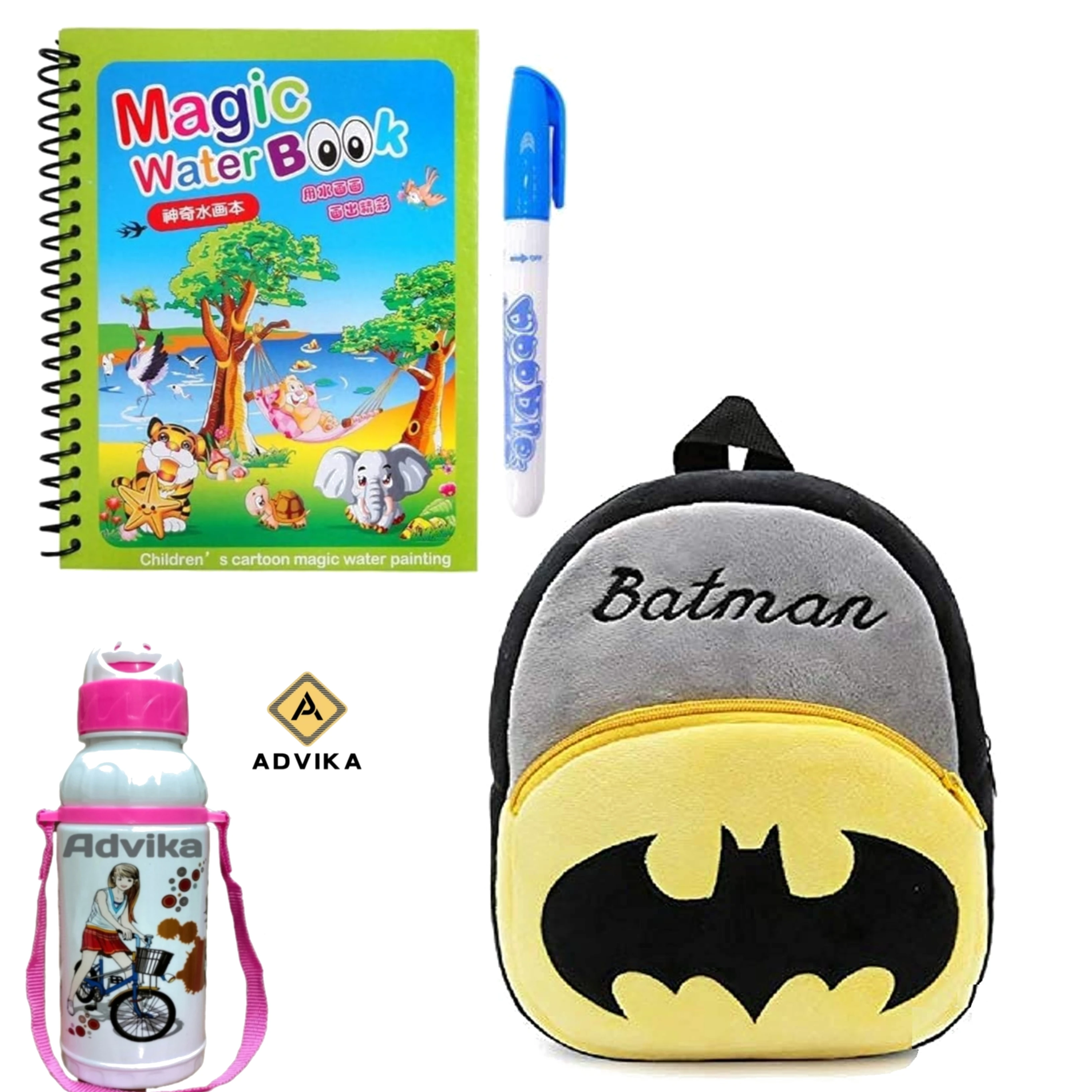 Batman magic book bottle KIDS BAG, Magic Book for Kids | Magic Book for Children | Educational Learning Book| Ages 2-5 Years