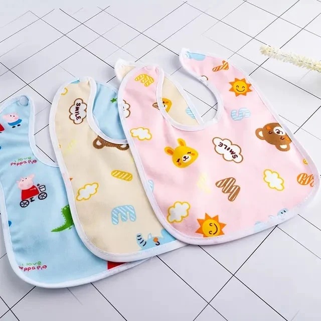 Trosskart Baby Bibs Pack of 3 – Soft, Absorbent & Adjustable