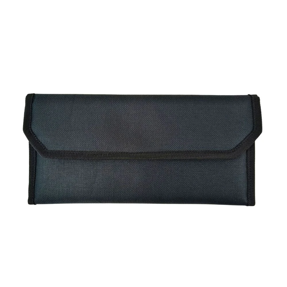 Ransh Multiple Cheque Book Holder Or Card Holder with 10 Multi Pocket (Dashing Black)
