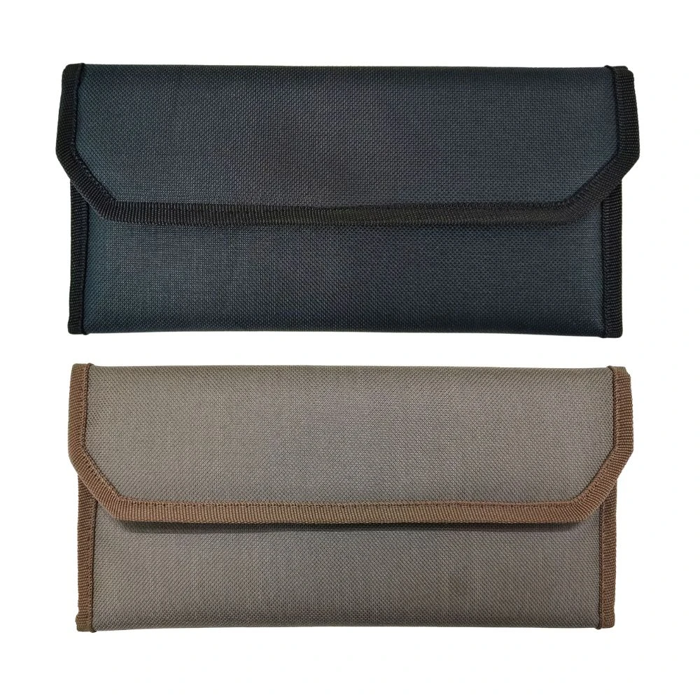 Ransh Car Document Holder or Two Wheeler Document Organizer, All Vehicle Document Organisers, Pack of 2 (Mat Black & Mat Brown)