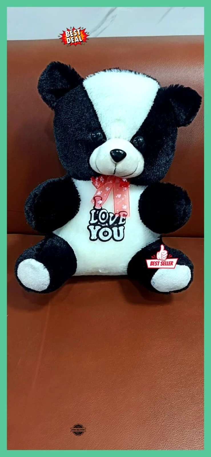 black panda , Cute love Panda ,