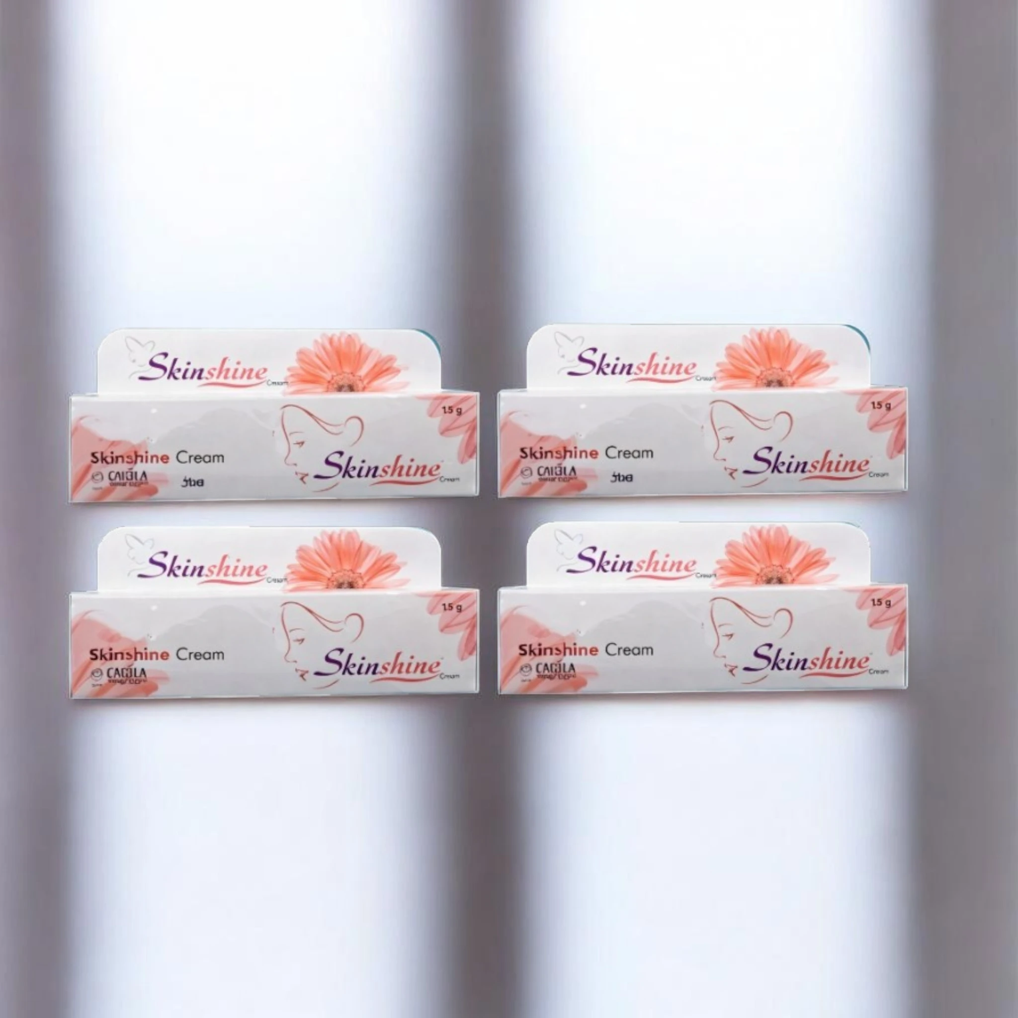 SKINSHINE CREAM   FAIRNESS BRIGHTENING NIGHT USE CREAM PACK OF 4 PCS