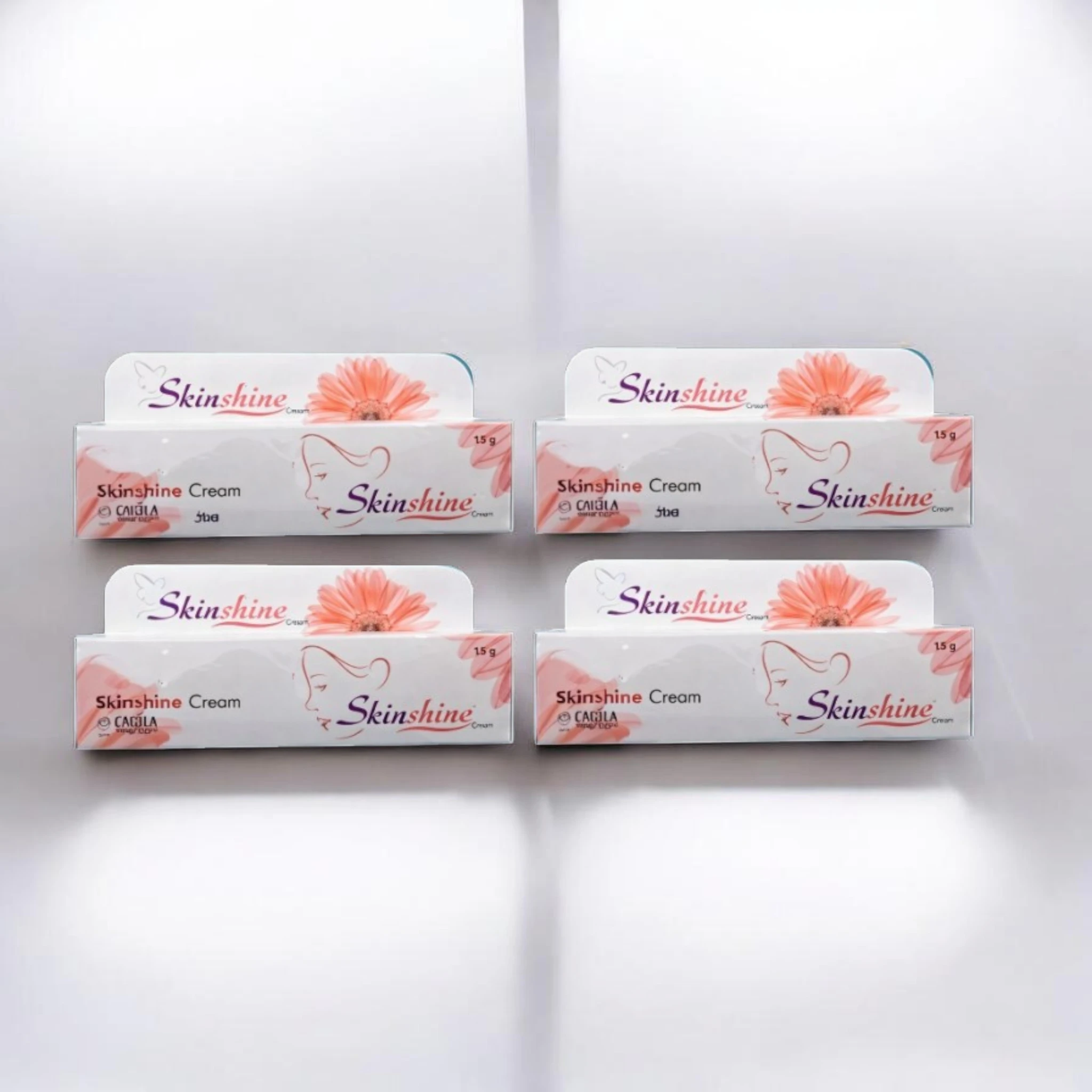 Skinn Shinee face glowing cream heaving tanning removal  for men & women And all Skin Type Cream pack of 4(15gm each pack )