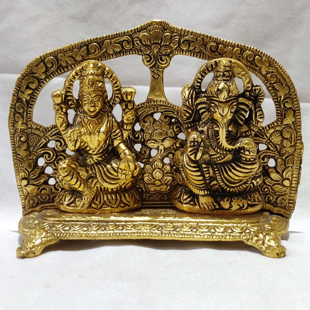 Heaven Decor Laxmi Ganesh God Idol Decorative Murti